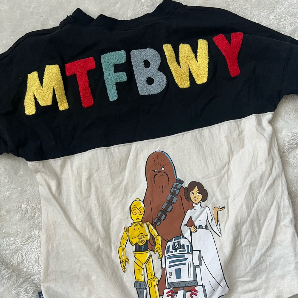 Star Wars Kids Shirt - Black and Cream